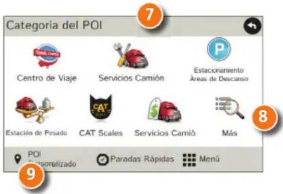 Rand McNally IntelliRoute TND 530 - Encuentre un punto de interés (POI) - 2