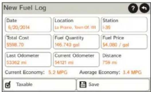 Rand McNally IntelliRoute TND 530 - View Trails and Fuel - 2