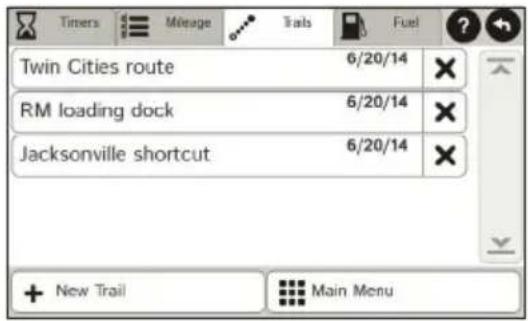 Rand McNally IntelliRoute TND 530 - View Trails and Fuel - 1