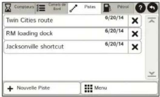 Rand McNally IntelliRoute TND 530 - Affichage des pistes et du carburant - 1