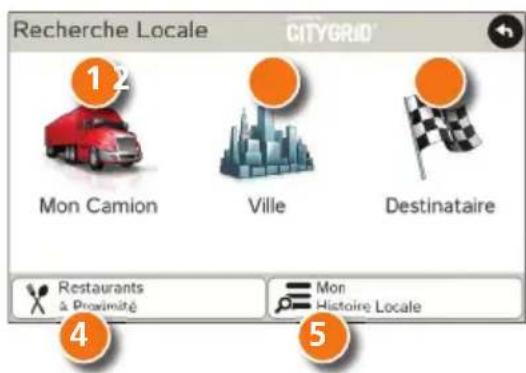 Rand McNally IntelliRoute TND 530 - Recherche Locale - 2