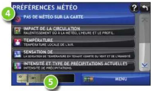 Rand McNally IntelliRoute TND 720 - Conditions météorologiques - 2