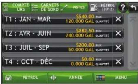 Rand McNally IntelliRoute TND 720 - Affichage des pistes et du carburant - 2
