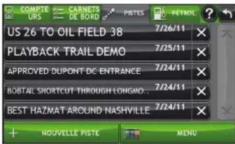 Rand McNally IntelliRoute TND 720 - Affichage des pistes et du carburant - 1