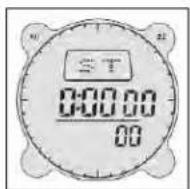BUSHNELL Digital Compass 700001 - Modalidad de cronometro/Medacion de tiempos parciales (Stop Watch Mode/Split Timing Function) - 3