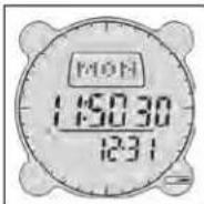 BUSHNELL Digital Compass 700001 - ndicatore di bassa carica della batteria - 1