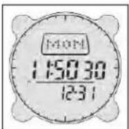 BUSHNELL Digital Compass 700001 - Modalità Data/Ora Predefinita/Impostazione Dell'ora - 1