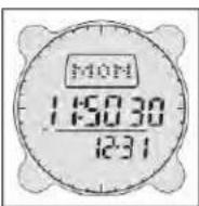 BUSHNELL Digital Compass 700002 - Modalità Data/Ora predefinita / Impostazioni - 1