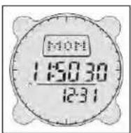 BUSHNELL Digital Compass 700002 - ÉINSTELLEN DER ZEIT - 1
