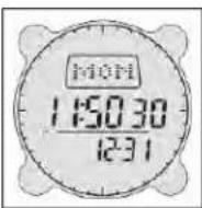 BUSHNELL Digital Compass 700002 - CÓMO SE AJUSTA EL TIEMPO - 1
