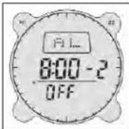 BUSHNELL Digital Compass 700002 - Modalidad de Configuración de Alarma (Alarm Setting Mode) - 1
