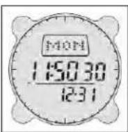 BUSHNELL Digital Compass 700002 - Modo de Horário Padrão / Configurações do Horário - 1