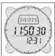 BUSHNELL Digital Compass Pro 700101 - CÓMO SE AJUSTA EL TIEMPO - 1