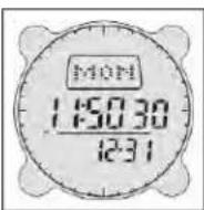 BUSHNELL Digital Compass Pro 700102 - Modalità Data/Ora Predefinita / Impostazioni - 1