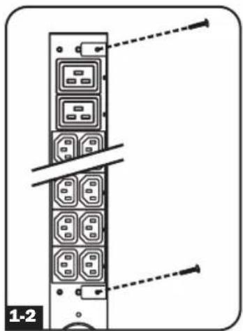 Tripp Lite PDU3XMV6G20 - Mounting the PDU - 4