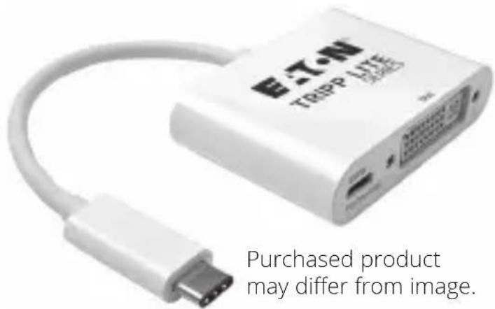 Tripp Lite U44406NDC - USB 3.2 Gen 1 USB-C to DVI Adapters - 1