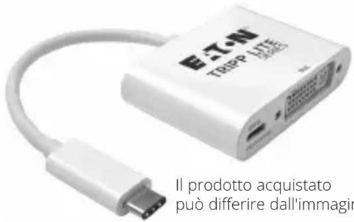 Tripp Lite U44406NDC - Adattatori USB 3.2 Gen 1 da USB-C a DVI - 1