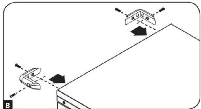 Tripp Lite CSCXB36AC - Installing the Handle Bracket, Corner Safety Bumpers and Power Cord Manager - 2