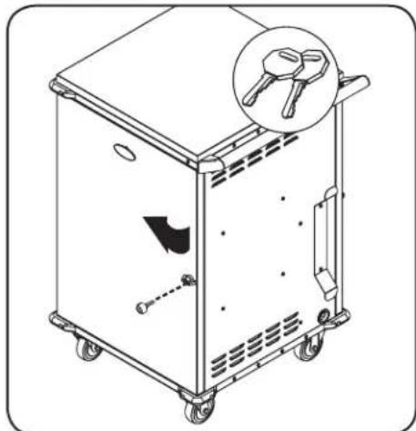 Tripp Lite CSCXB36AC - Serrures des portes - 1