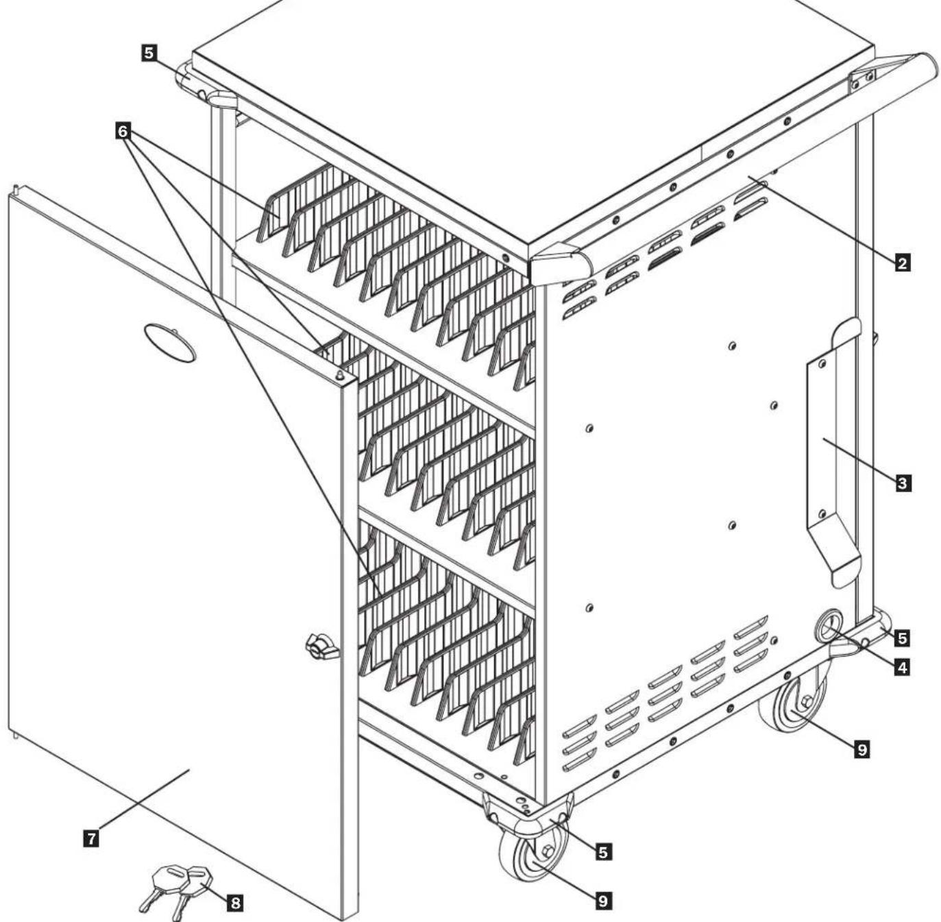 Tripp Lite CSCXB36AC - Vorderansicht - 1