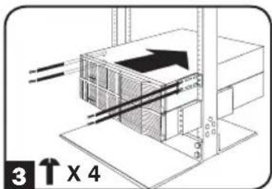 Tripp Lite BP72V182USTAA - MONTAK Ha cToKe c 2 onopamn (Telecom) - 9