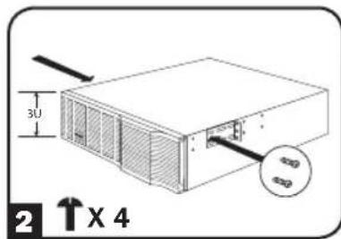 Tripp Lite BP72V182USTAA - Montage à deux supports (telecom) - 3