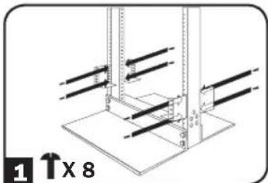 Tripp Lite BP72V182USTAA - MONTAK Ha cToKe c 2 onopamn (Telecom) - 4