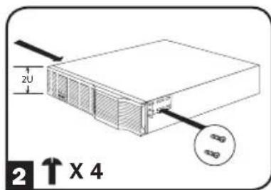 Tripp Lite BP72V182USTAA - Montaje de 2 postes (Telecomunicaciones) - 2