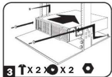 Tripp Lite BP72V182USTAA - MONTAK Ha cToKe c 2 onopamn (Telecom) - 3