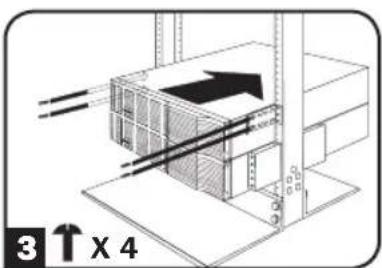 Tripp Lite BP72V182USTAA - 2-Post (Telecom) Mounting - 9