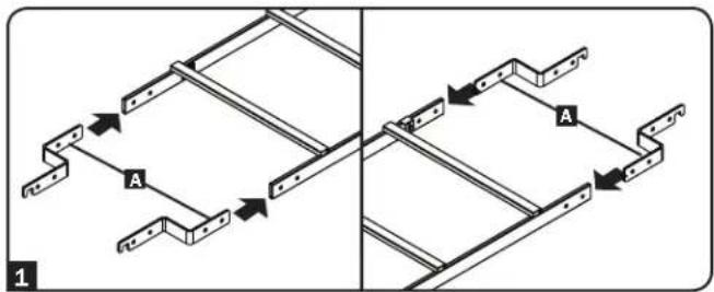Tripp Lite SmartRack SRCABLELADDER18 - Installation à travers une allée - 1