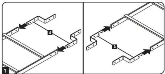Tripp Lite SmartRack SRCABLELADDER18 - Установка внутри ряда - 1