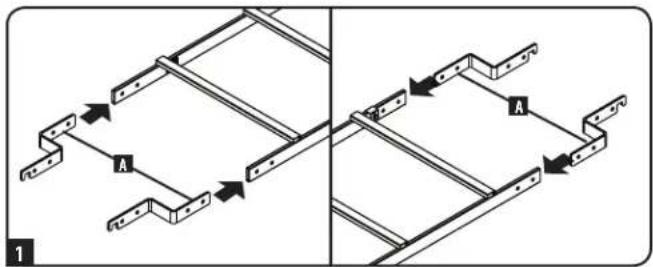 Tripp Lite SmartRack SRCABLELADDER18 - Установка поперек прохода - 1