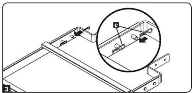 Tripp Lite SmartRack SRCABLELADDER18 - Installation dans une rangée - 3