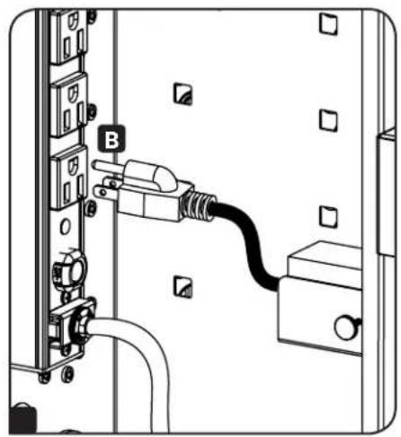 Tripp Lite CST20AC - Installing the Device's AC Power Supply - 2