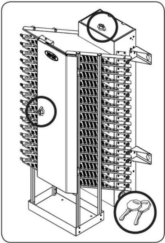 Tripp Lite CST20AC - Door Locks - 1