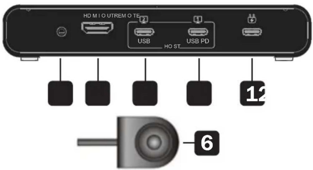 Tripp Lite B003HC2DOCK1 - Panel Posterior - 1