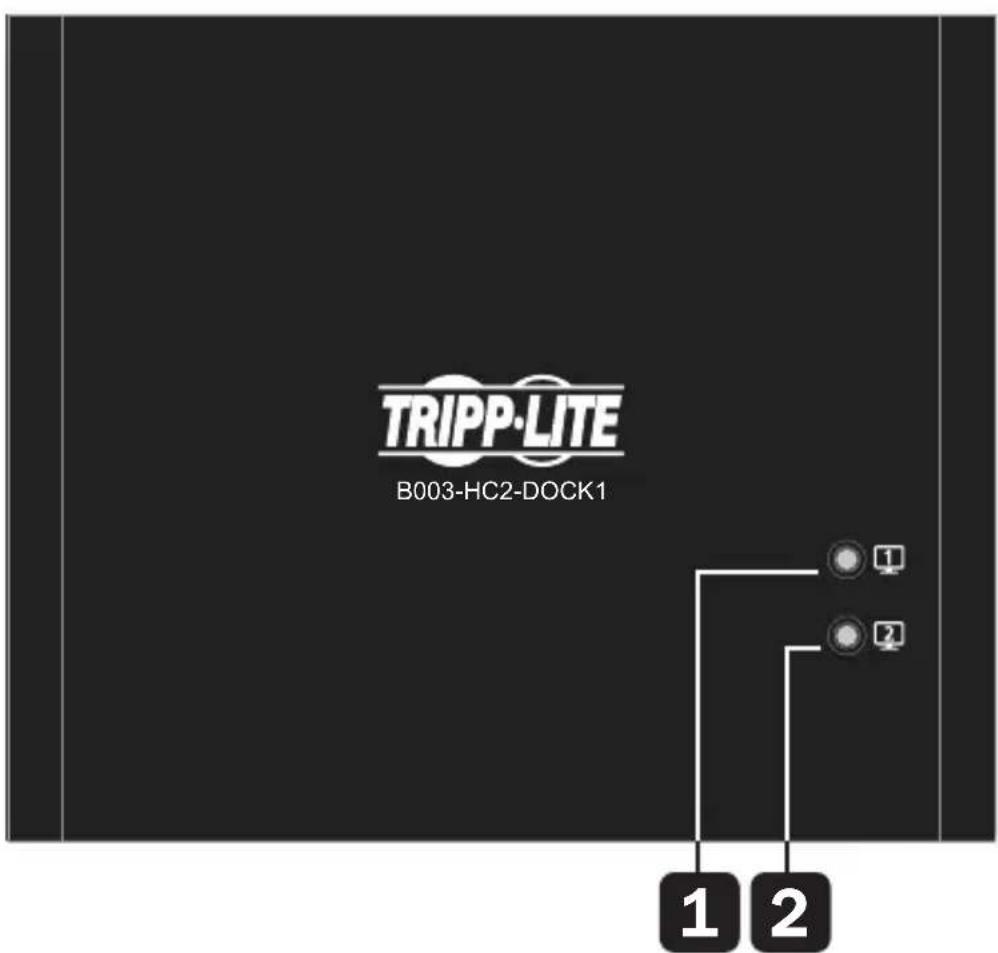 Tripp Lite B003HC2DOCK1 - Panneau supérieur - 1