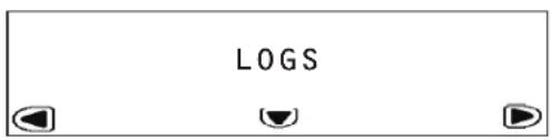 Tripp Lite SmartRack SRCOOL33K - LOGS and INFO Menus - 1