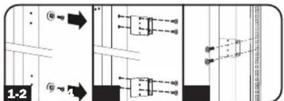 Tripp Lite PDU3XMV6G32 - Montage de l'unité de distribution d'énergie (PDU) - 2
