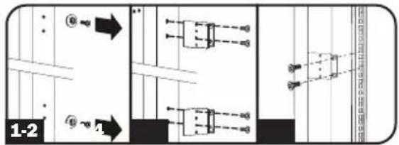 Tripp Lite PDU3XMV6G32 - Mounting the PDU - 2