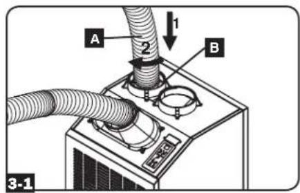 Tripp Lite SmartRack SRCOOL18K - Exhaust Duct Connection - 1
