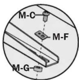 Tripp Lite DMCSD3545M - Montage der Adapterhalterungen - 3