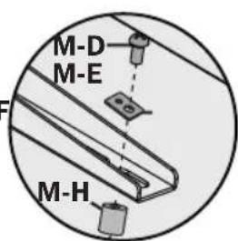 Tripp Lite DMCSD3545M - Installation des supports d'adaptateur - 5