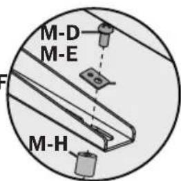 Tripp Lite DMCSD3545M - Montage der Adapterhalterungen - 5