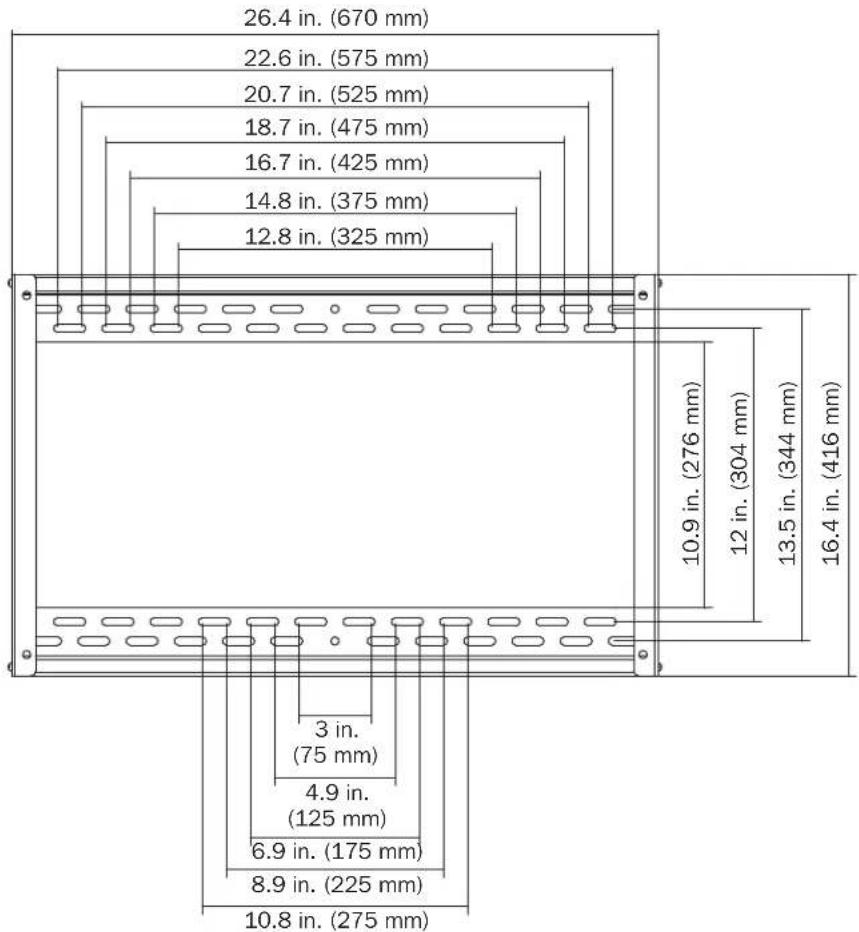 Tripp Lite DMVWSC4570XUL - Product Dimensions - 3
