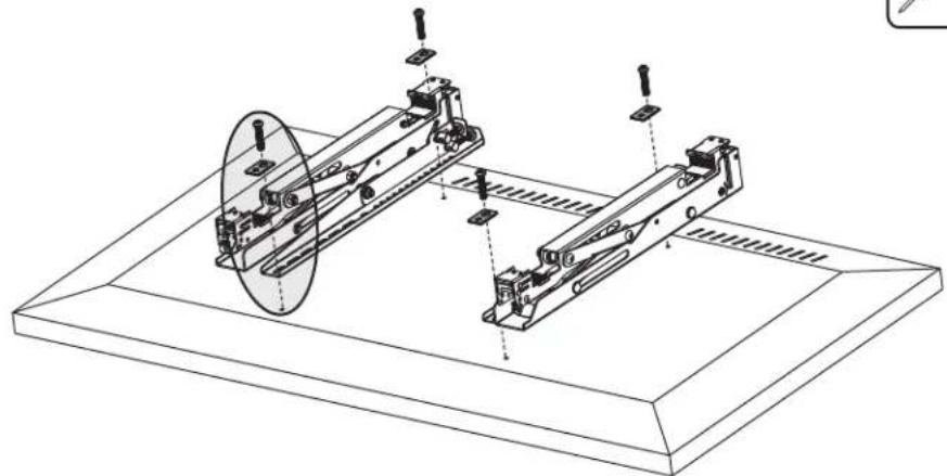 Tripp Lite DMVWSC4570XUL - Für Bildschirme mit flacher Rückseite - 5