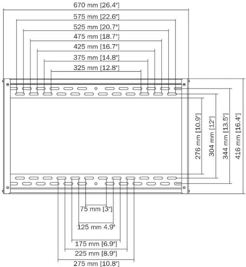 Tripp Lite DMVWSC4570XUL - Dimensiones del Producto - 3