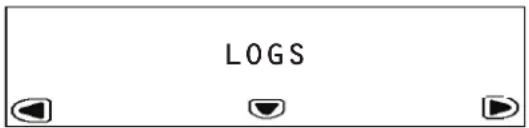 Tripp Lite SRXCOOL33K - menús LOGS e INFO - 1