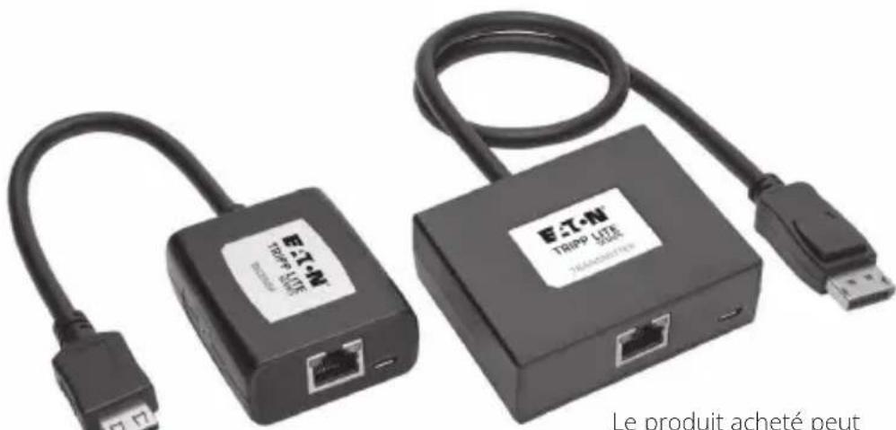 Tripp Lite B1501A1HDMI - Kit d'extension DisplayPort vers HDMI sur Cat5 - 1